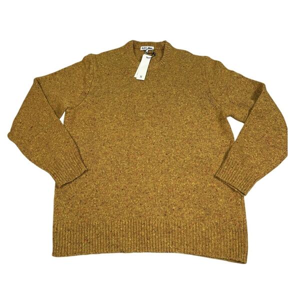 Alex Mill Mens Size XL Donegal Crew Neck Sweater Honeycomb NWT - Picture 1 of 10